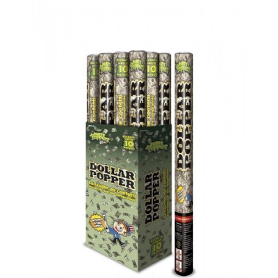 PARTY POPPER 60CM DOLLAR EURO --