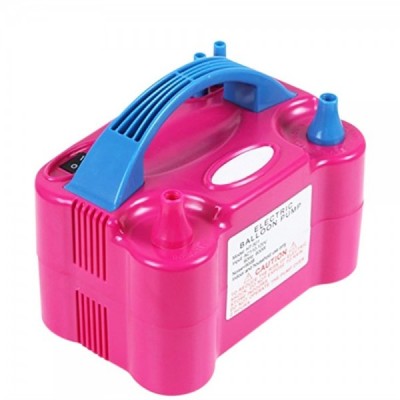 BOMBA INFLADORA ELECTRICA MOD-73005 DOBLE ROSA VMF (COMPRESOR). --
