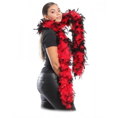 BOA DE PLUMAS ROJA NEGRA 60GR 1.87MT EURO