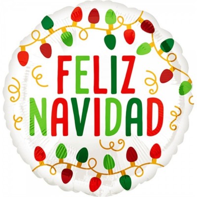 GLOBO VMF #18C FELIZ NAVIDAD FOCOS