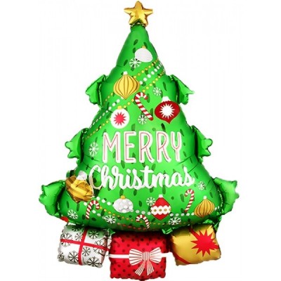 GLOBO VMF JRSHP ARBOL DE NAVIDAD MERRY CHRISTMAS