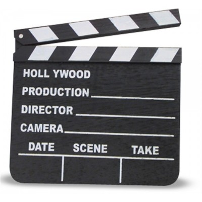 PIZARRA DE CINE KLAKETA 7"X8" EURO VMF