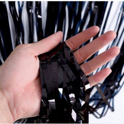 CORTINA METALICA NEGRA 91X244CM VMF --