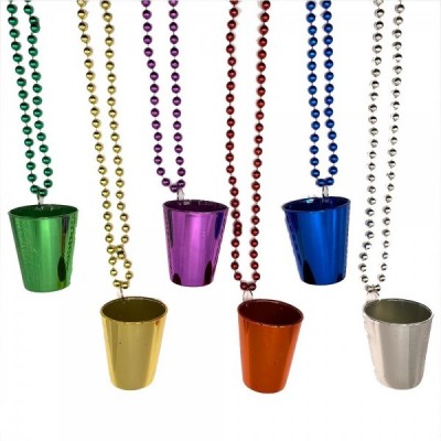 COLLAR MARDIGRAS SHOT TEQUILA METALICO 6PZ SKH VMF EURO