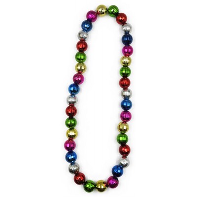 COLLAR BOLA DISCO COLORES GRANDES 1PZ VMF