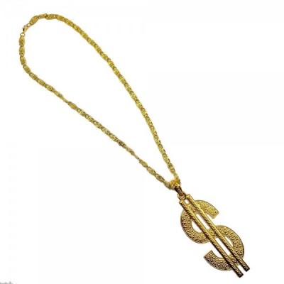 COLLAR DOLLAR METAL ORO JUMBO EURO