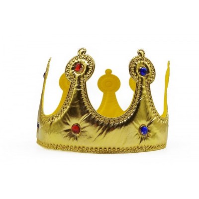 CORONA DE REY TELA ORO VMF