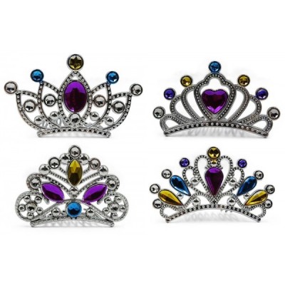 PEINETA CORONA GEMA COLORES GRANDE 1PZ VMF