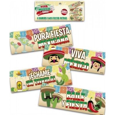 BANNERS FIJOS FIESTAS PATRIAS C/4 EURO