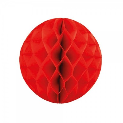 ESFERA DE PAPEL 26CM ROJO EURO