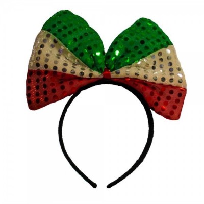 DIADEMA MOÑO TRICOLOR CON LUZ VMF