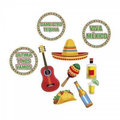 PHOTO PROPS KIT FIESTAS PATRIAS EURO
