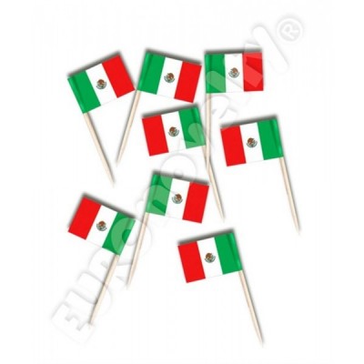 PALILLOS BANDERA DE MEXICO C/50 FAMUNDI EURO