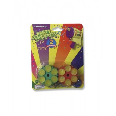 CARTUCHO PISTOLA CONFETTI C/2 EURO