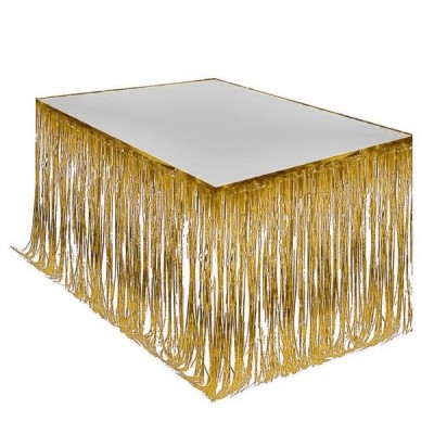 CORTINA METALICA .FALDON P/MESA ORO EURO. --