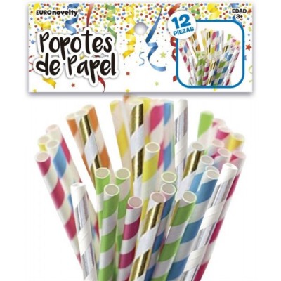 POPOTES DE PAPEL SURTIDOS C/12 EURO