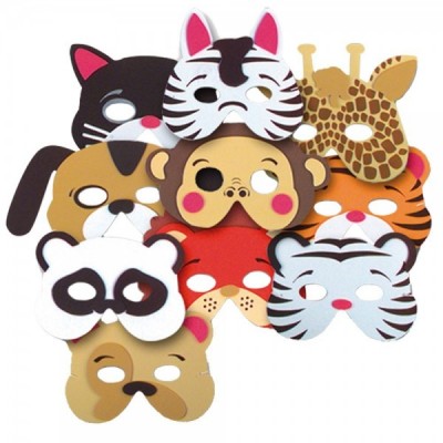 MASCARA ANIMALITOS FOAMY C/12 EURO