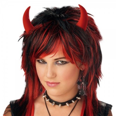 PELUCA DISFRAZ DIABLA EURO