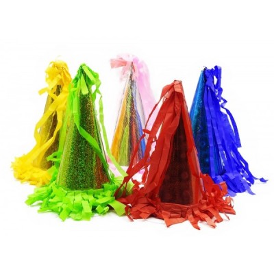 GORRO CARTON METALICO GRANDE FIESTA 1PZ VMF