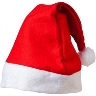 GORRO SANTA TELA ROJO ECONOMICO 29X40CM VMF --