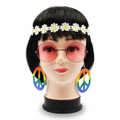 SET HIPPIE (LENTES ARETES COLLAR BANDA) VMF