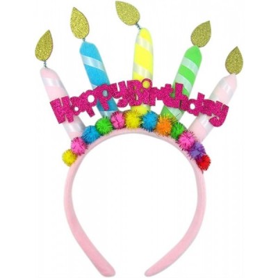 DIADEMA HAPPY BIRTHDAY VELAS TELA COLORES VMF