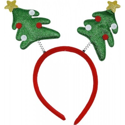 DIADEMA NAVIDAD PINOS NAVIDAD RESORTE VMF