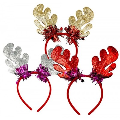 DIADEMA NAVIDAD RENO DIAMANTADA Y ESCARCHA VMF