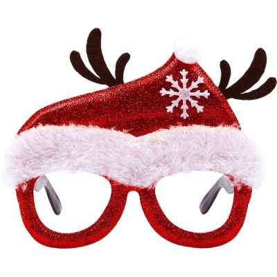 LENTES NAVIDAD GORRO SANTA COPO Y CUERNOS VMF