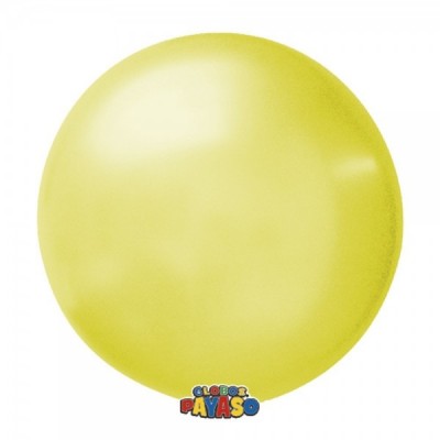 GLOBO PAYASO #24 DECOR AMARILLO C/3 --