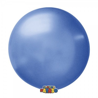 GLOBO PAYASO #24 DECOR AZUL ROYAL C/3 --
