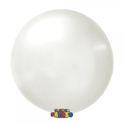 GLOBO PAYASO #24 DECOR BLANCO C/3 --
