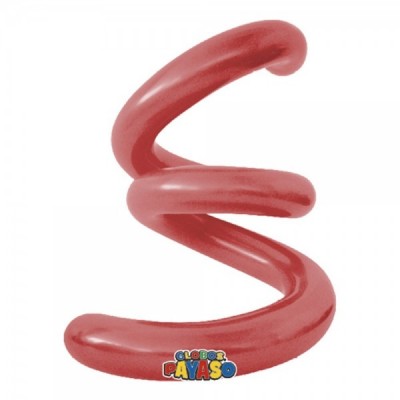 GLOBO PAYASO #270 ZEPELIN ROJO CEREZA C/50 --