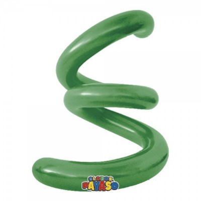 GLOBO PAYASO #270 ZEPELIN VERDE ESMERALDA C/50 --