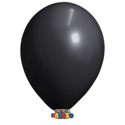 GLOBO PAYASO #5 DECOR NEGRO C/100 --