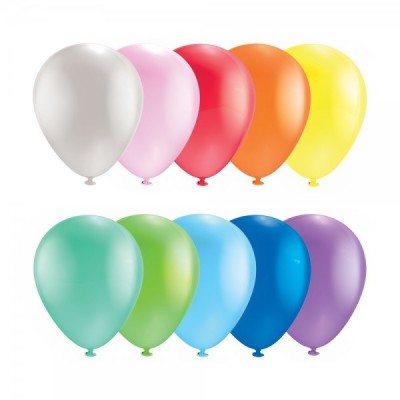 GLOBO PAYASO #12 DECOR SURTIDO C/50 --