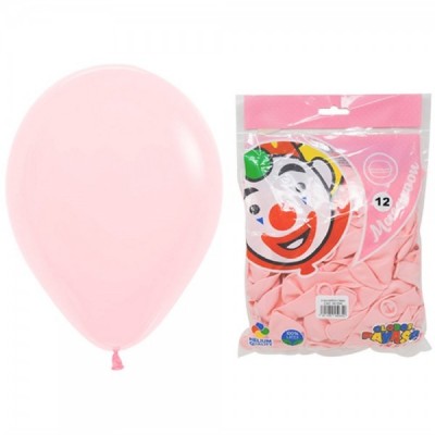 GLOBO PAYASO #12 MACARRON ROSA FRESA C/50 --