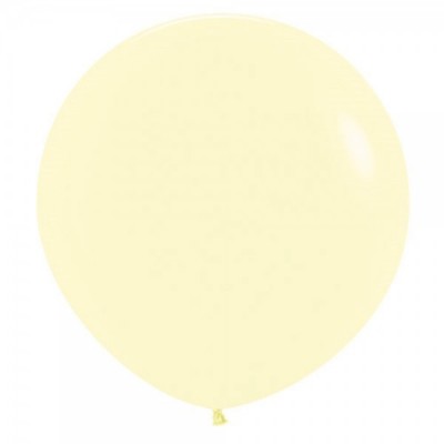 GLOBO PAYASO #24 MACARRON AMARILLO VAINILLA C/3 --