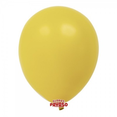 GLOBO PAYASO #12 DECOR VINTAGE DORADO OCRE C/50 --