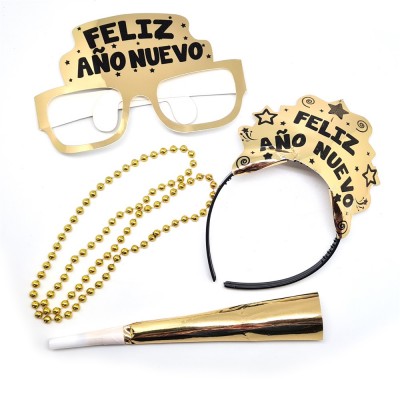 KIT AÑO NUEVO INDIVIDUAL MUJER ORO EURO --