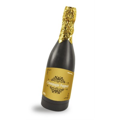PARTY POPPER BOTELLA CHAMPAGNE 20CM MINI EURO