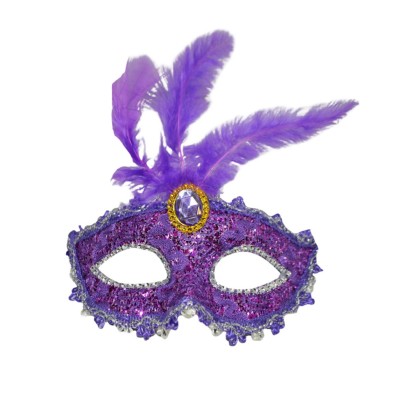 ANTIFAZ MASCARA VENECIANA ENCAJE PLUMA COLOR VMF.