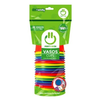 VASO PARTY IS ON #12 COLOR MIX MULTICOLOR C/20 --