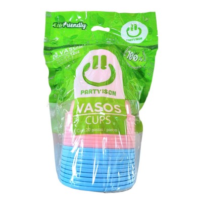 VASO PARTY IS ON #12 COLOR MIX GIRL OR BOY C/20 --
