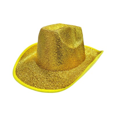 SOMBRERO VAQUERO DIAMANTADO ORO VMF