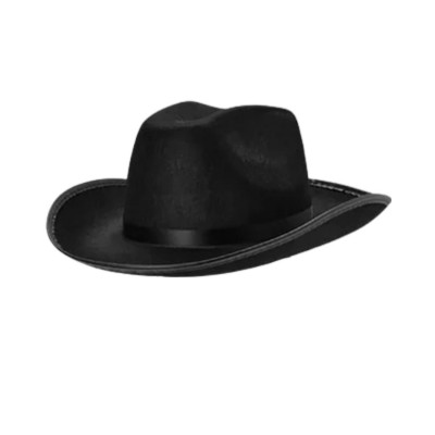 SOMBRERO VAQUERO CORREA Y CINTA NEGROVMF