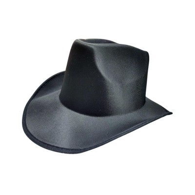 SOMBRERO VAQUERO NEGRO SATINADO VMF
