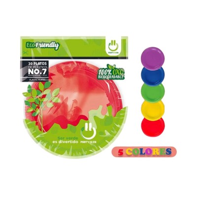 PLATO PARTY IS ON #7 COLOR MIX MULTICOLOR C/20 --