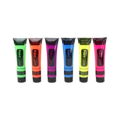 MAQUILLAJE NEON GLOW TUBO VARIOS COLORES VMF