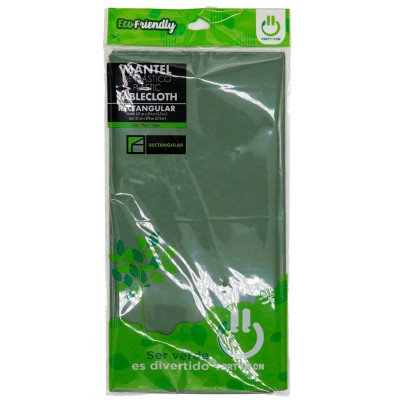 MANTEL TABLON PARTY IS ON COLOR VERDE OLIVO VINTAGE C/1 --